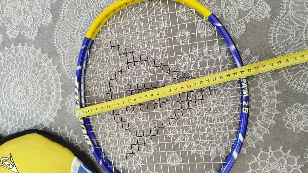 Тенис ракета Dunlop с калъф - хилка за тенис на корт детска 63см