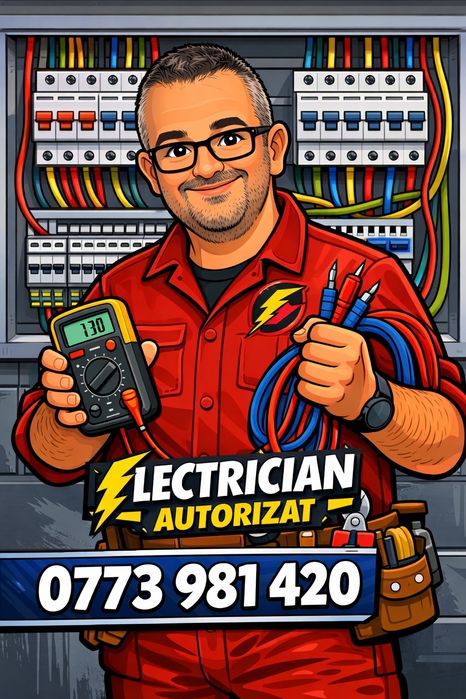 Electrician autorizat ANRE,  interventii  rapide