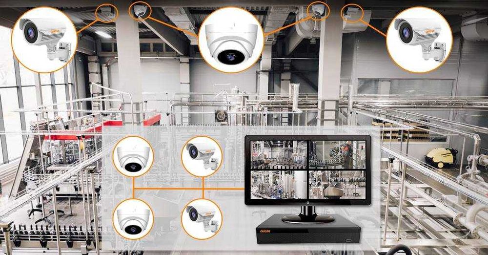 Установка камера наблюдение видеонаблюдение домофон