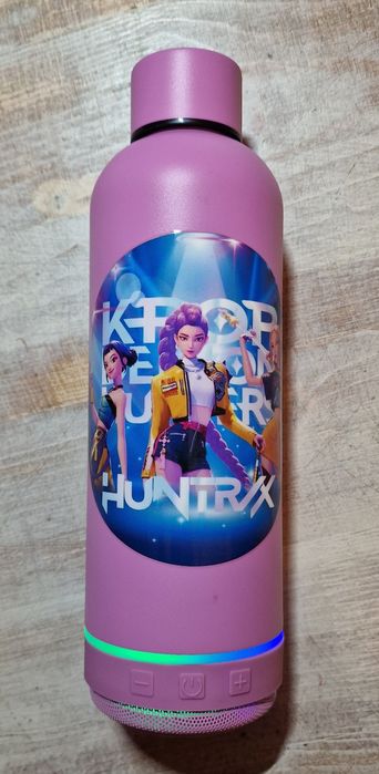 Персонализирана Бутилка / Термос за вода с тонколонка ( Bluetooth )