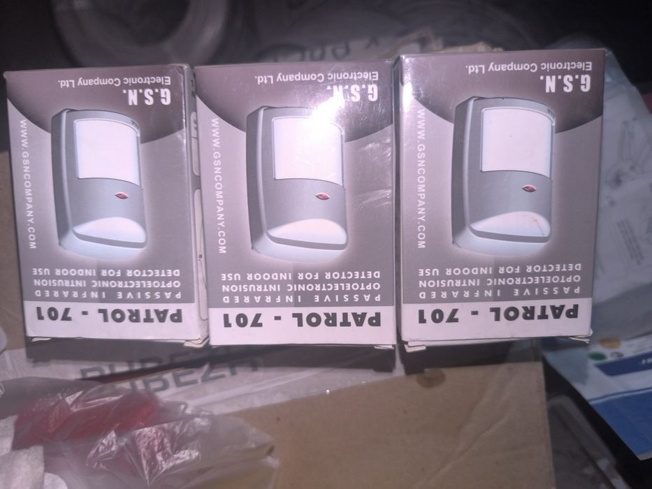 Датчики движение и разбитие