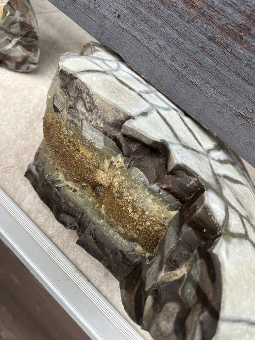 Geodă de agat și cuarț – cristale drusy naturale brut