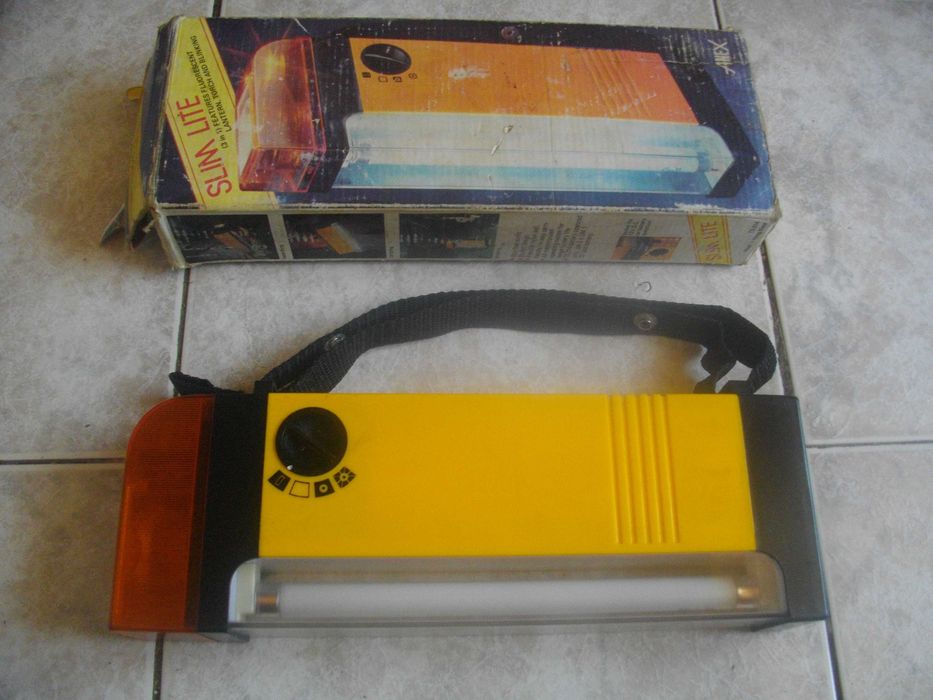 Нов Ретро Винтидж 12V Прожектор Фенер 3в1 Made in Hong Kong Slim TS214