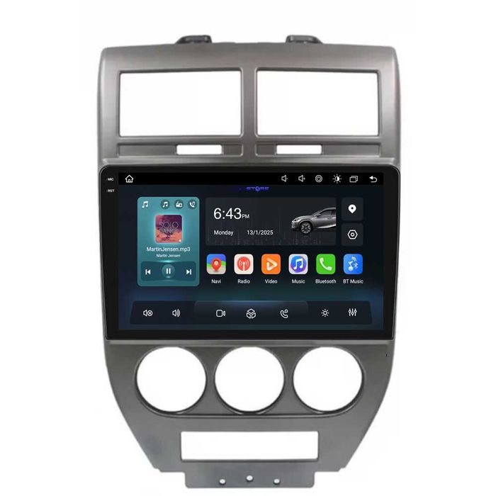 Navigatie Dedicata Jeep Compass (2006-2010), 9Inch, Carplay