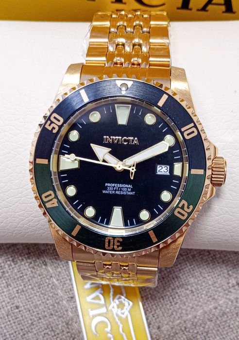 Ceas Invicta Pro Diver Automatic Black Dial Sprite Bezel – Barbati