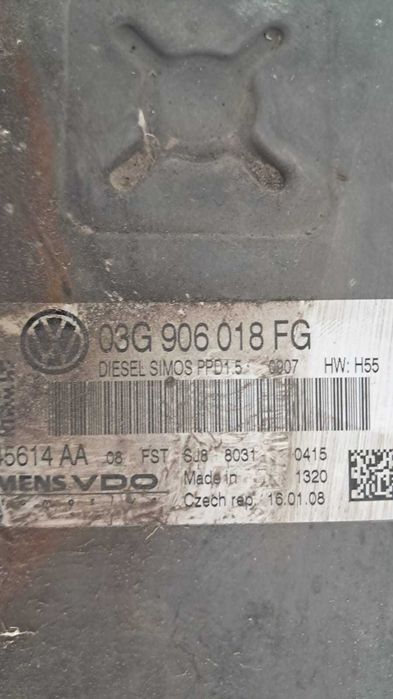calculator motor ECU VW Passat B6 an 2008 cod 03G906018FG / 5WP45614AA