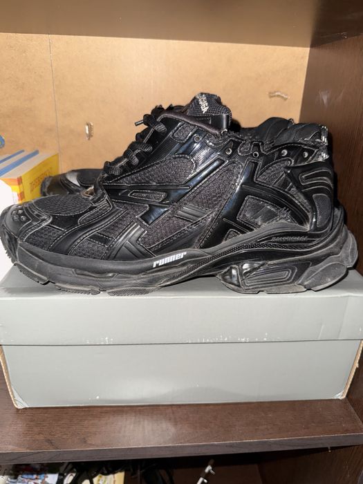 Balenciaga Runner Black – №44, стелка 29–29.5 см