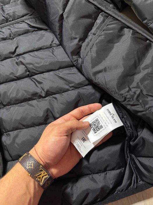 Черно Мъжко Яке Stone Island Стон Айлнъд Зимно Якето