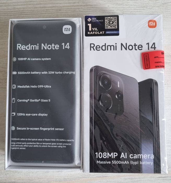 Redmi Note 14 Yangi