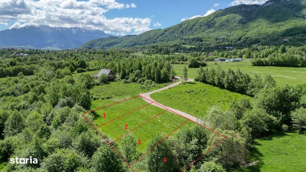 Teren intravilan 500 mp în zona Bran –Tohanita incepand cu 17500 euro