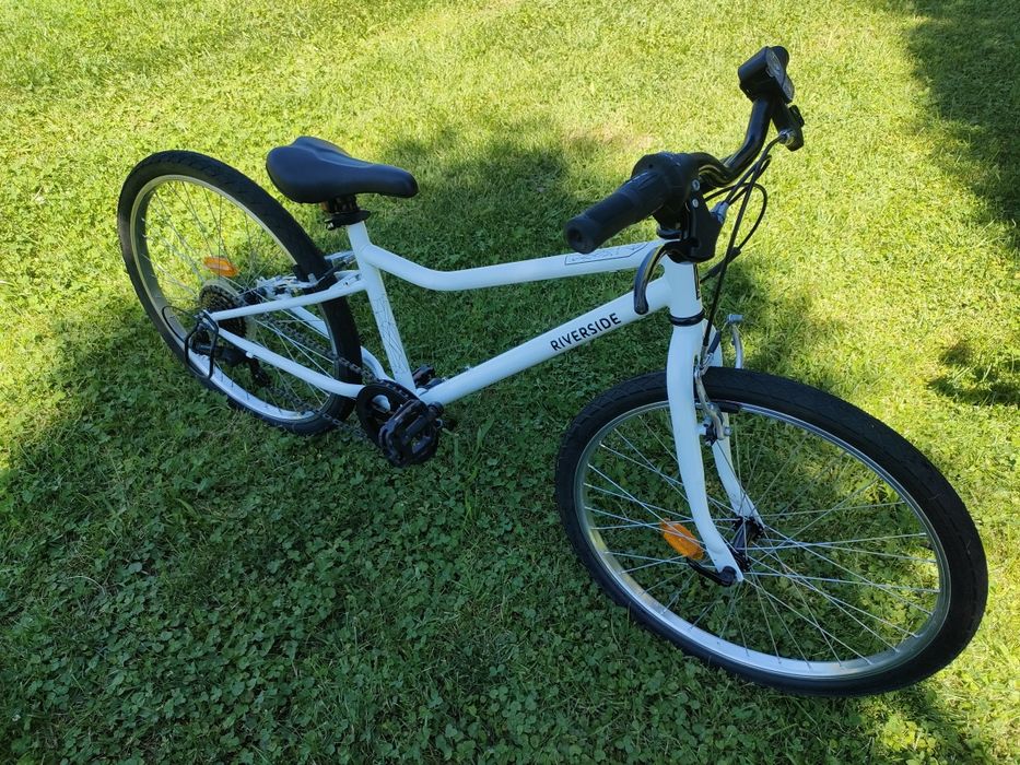 Bicicletă polivalentă Riverside 100 20" alb copii 120-135 cm
Produs co