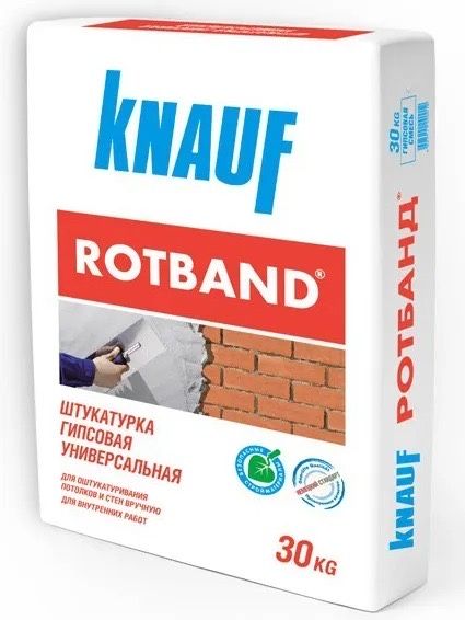 Штукатурка гипсовая Knauf Ротбанд