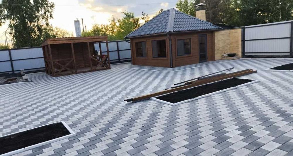 укладка брусчатки