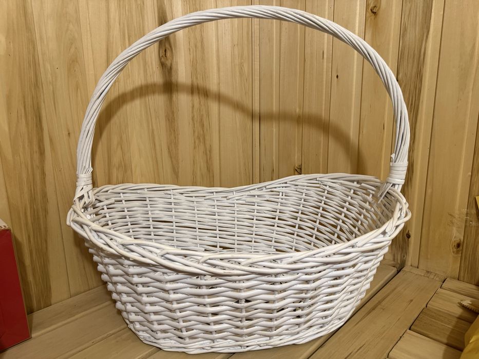 Корзины плетенные белые