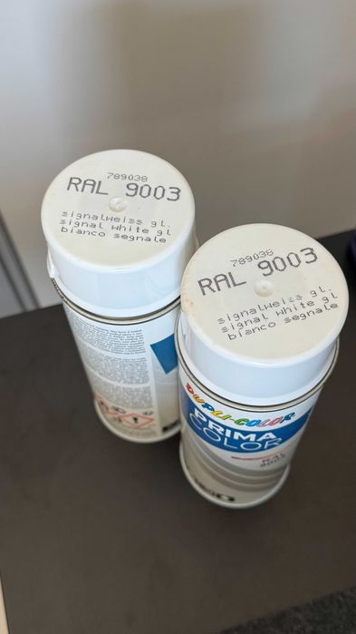 Спрей боя - Dupli-Color Prima Color RAL 9003, 400 мл
