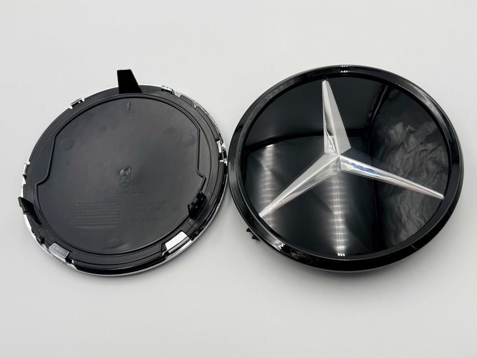 Emblema Compatibila Mercedes W204 sticla crom/negru distronic c class