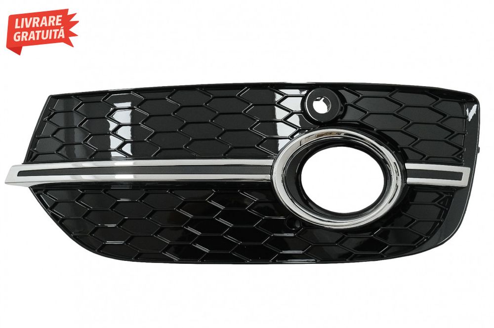 Grile Laterale Audi Q3 8U (2011-2014) RS Design Negru Crom