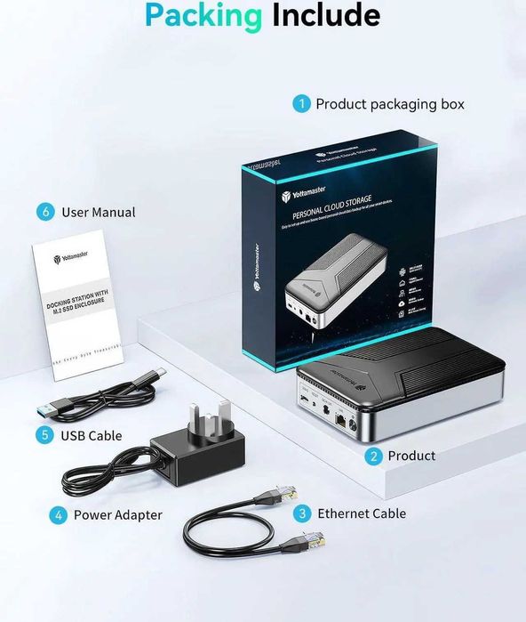 Yottamaster DM1 NAS Enclosure 1-Bay - Cloud Personal