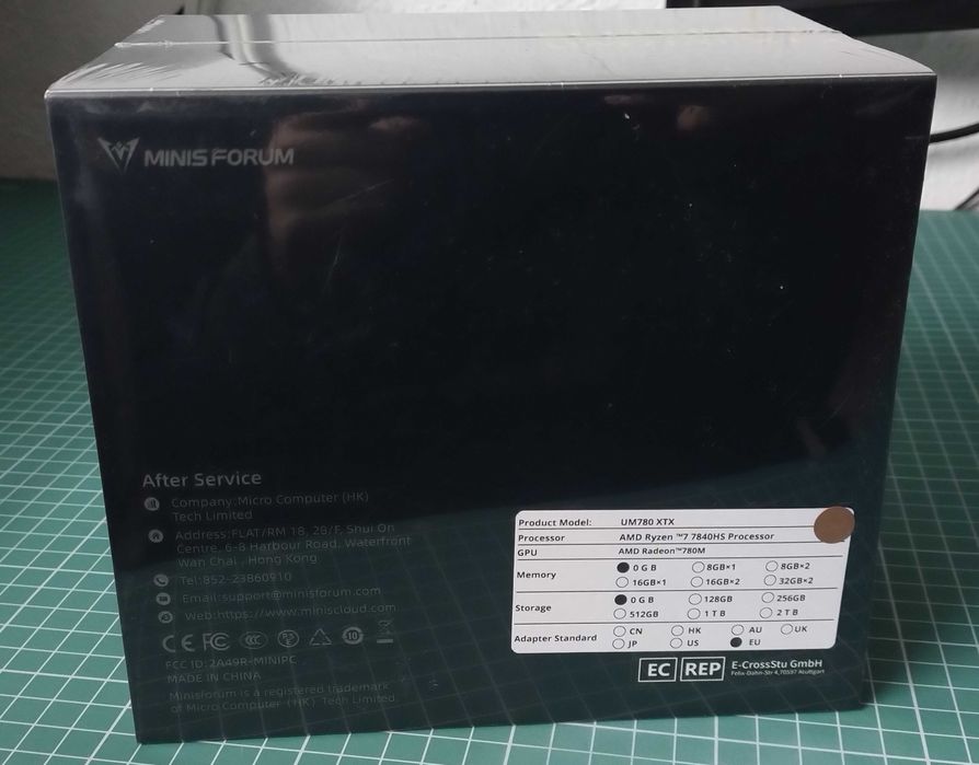 Mini PC Minisforum UM780 XTX