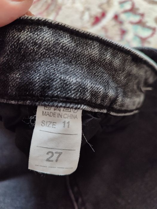 Джинсый  цвет серый