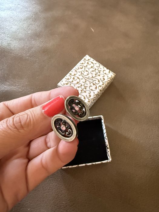 Винтидж обеци от стомана