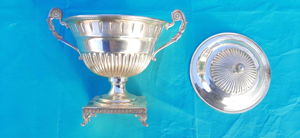 Zaharnita, argint masiv 800, F.lli Fossi, Italia, an 1955, 144 g