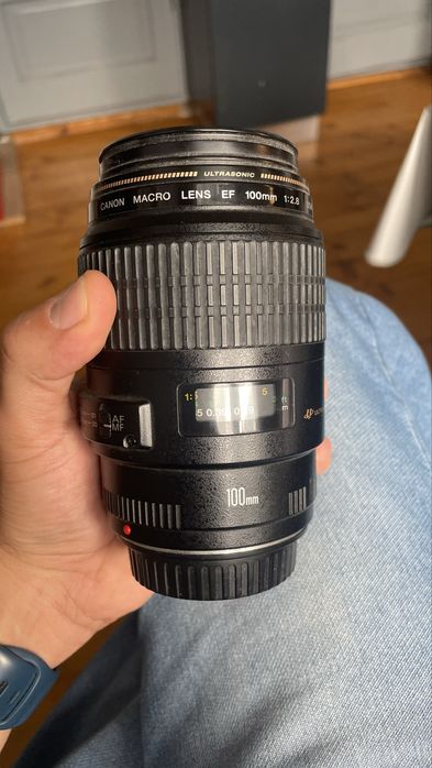 Obiectiv canon 100 mm macro 2.8