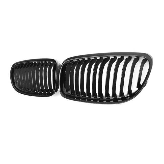 Grile Simple Bara Fata Nari BMW E90 E91 Facelift (2009-2012), Negru Lucios, Produse NOI