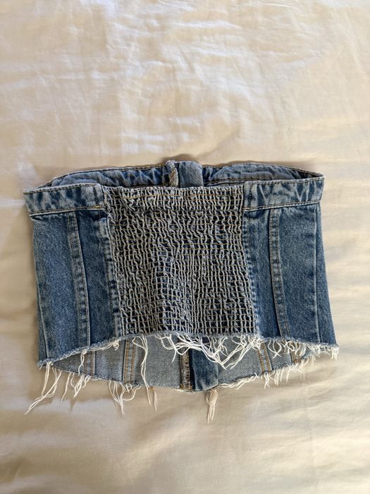 Топове Bershka, Stradivarius летни, корсетни, с цип