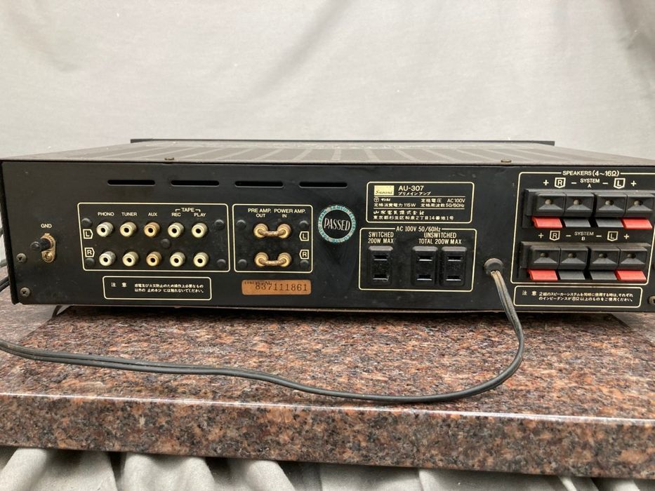 Sansui au307 интегральный усилитель