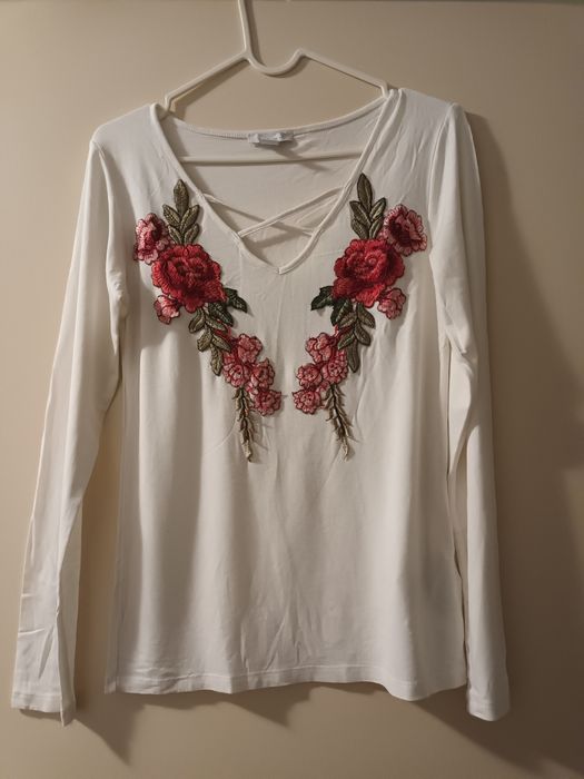 Бяла блуза, размер S