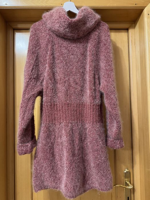 Pardesiu lână extrafină și mohair Made in Italy, mărime 42.