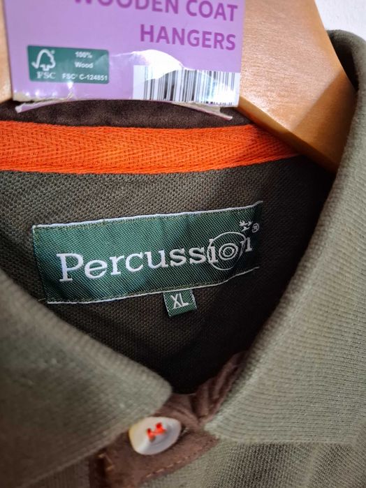 Percussion Tricou POLO cu BRODERIE Bumbac Mărime L, XL