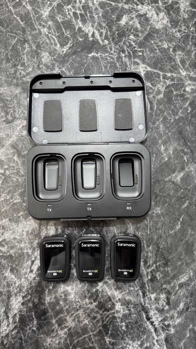 Saramonic Blink500 ProX B2 simsiz mikrofon (2TX + 1RX) | Holati yangi
