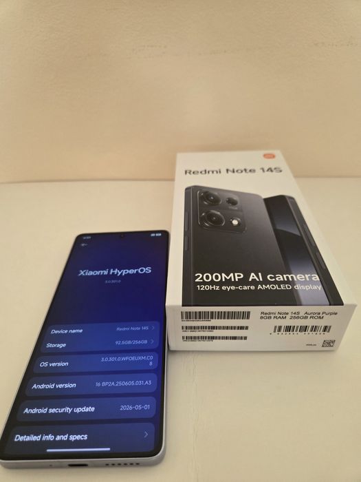 Xiaomi Redmi Note 14S, 8GB, 256GB