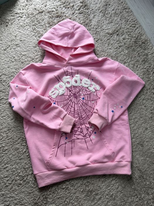 Sp5der худи розово