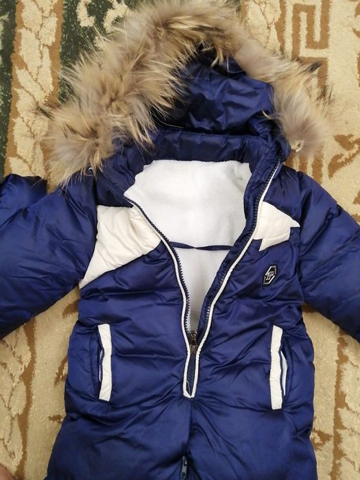 Зимний комбинезон-конверт на мальчика