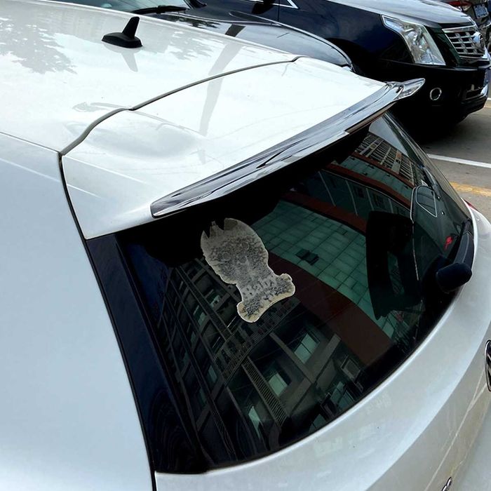 Eleron Prelungire Lip Haion Volkswagen VW Scirocco 2015+ Negru Lucios