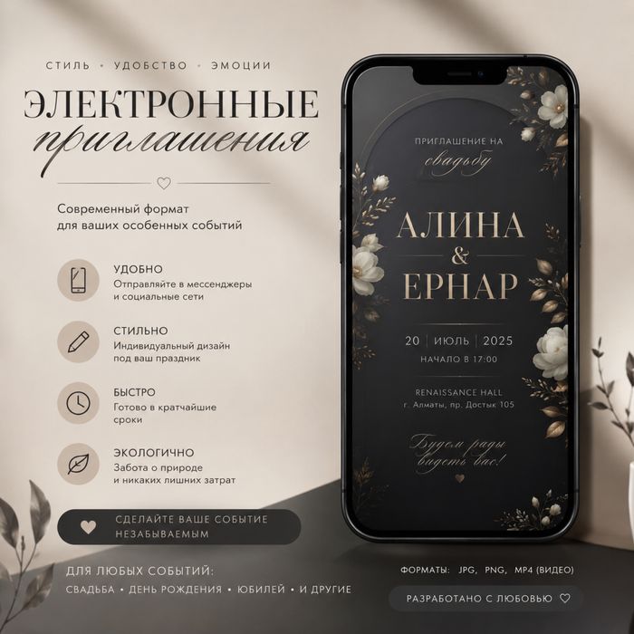 Электронные приглашения