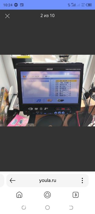 Akay DDV-805 магнитола