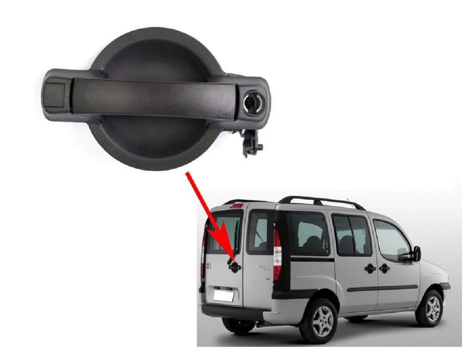 Външна дръжка за Fiat Doblo 1 (2000-2010)