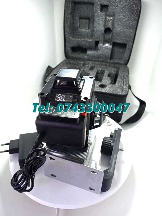 Reducere  Nivela Unda Verde  16 Lini 4d 30m Cu Detector Miez Germani