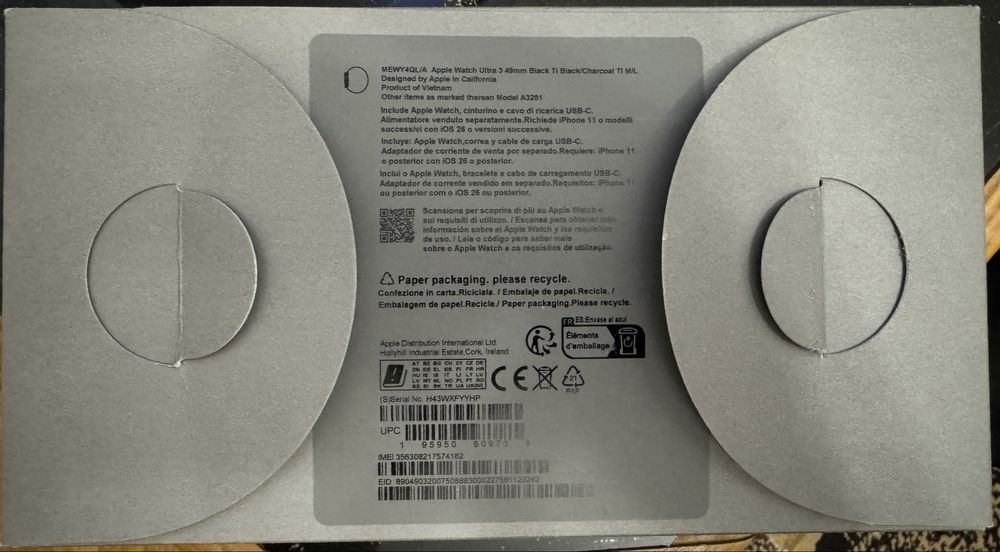 Apple watch ultra 3 49mm trail loop