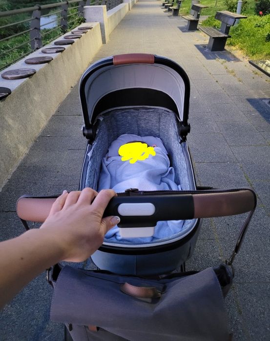 Детска количка Maxi-Cosi Lila Nomad Grey + кош за новородено + кош за кола