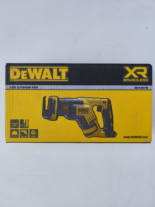 Нов безчетков акумулаторен саблен трион Девалт DeWALT DCS367