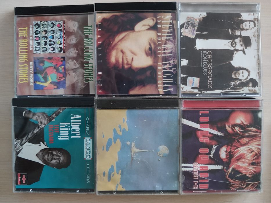 Аудио компакт диски рок, блюз, поп