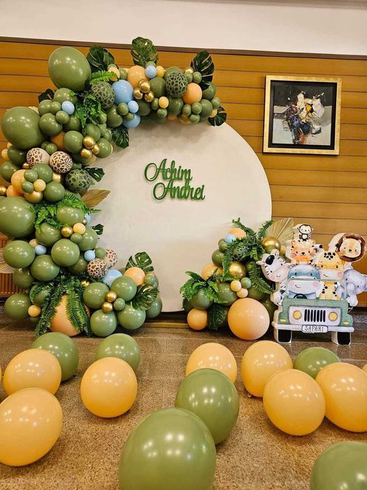 Aranjamente baloane botez Arcada baloane Decor Photocorner aniversare