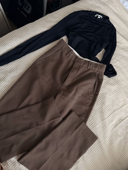 Кафяв панталон Zara XS