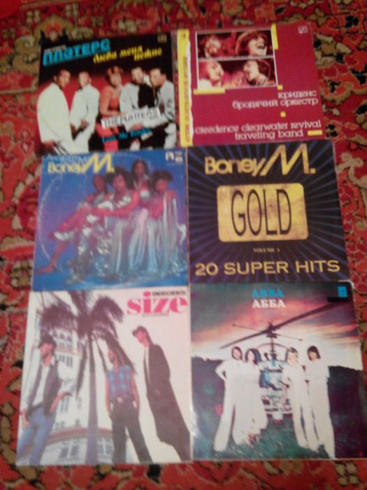 Виниловые фирменные диски (советские и кап. стран)