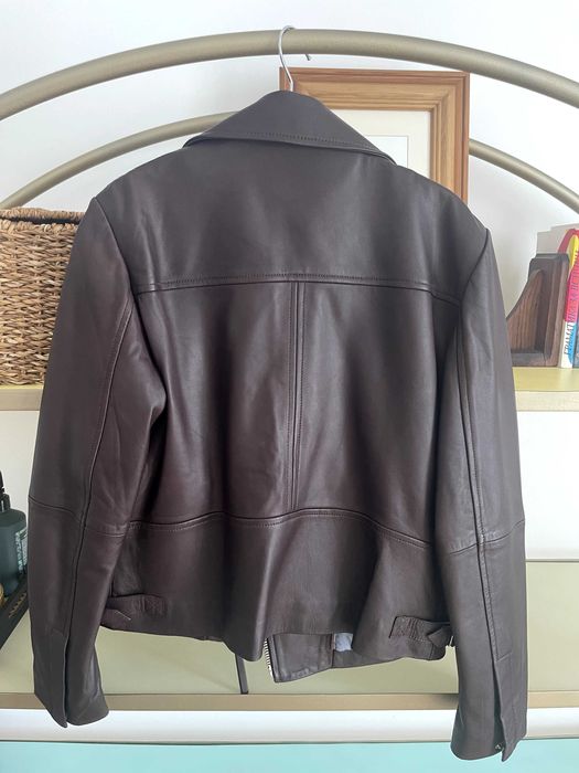 кожено якето Massimo Dutti размер S